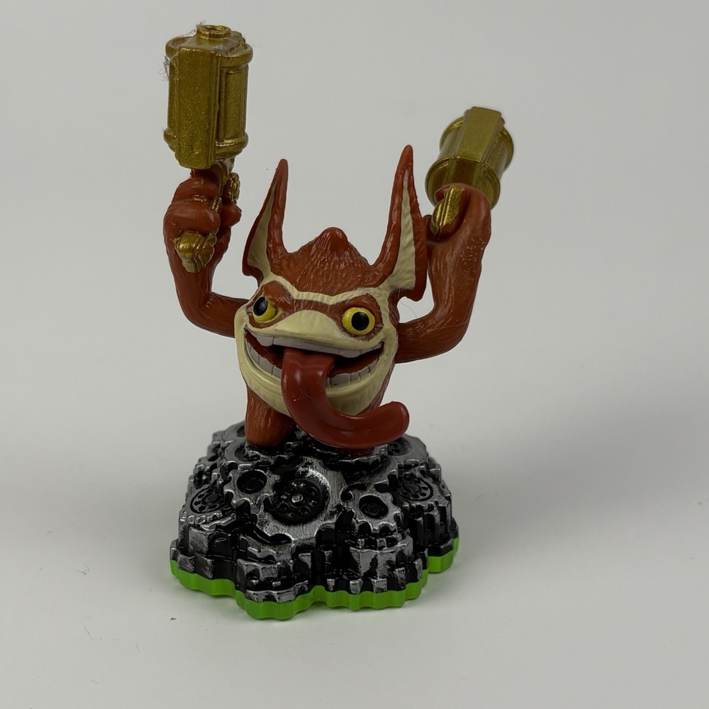 Skylanders Spyro's Adventure Trigger Happy Figure Activision Green base